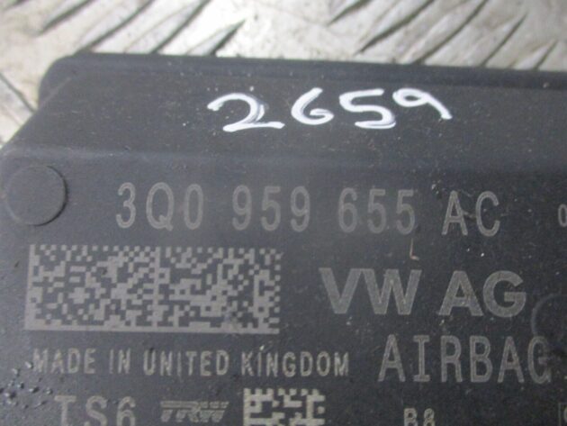 2014 GENUINE SKODA OCTAVIA SRS AIRBG ECU CONTROL MODULE 3Q0959655AC - Image 2