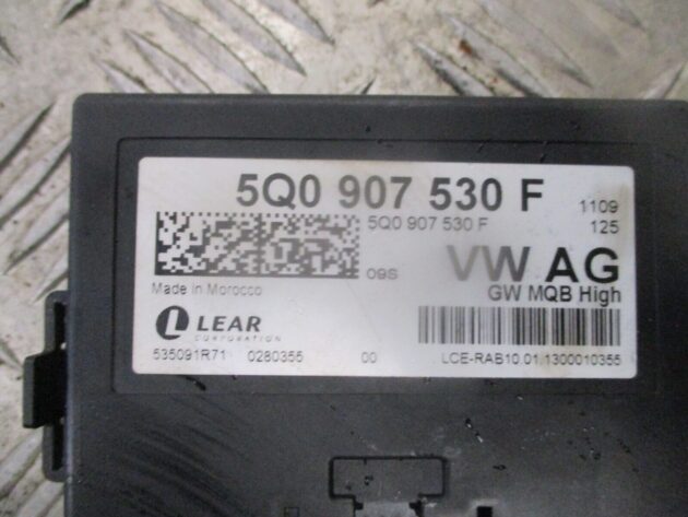 2013 GENUINE VW GOLF MK7 GATEWAY CONTROL MODULE ECU 5Q0907530F - Image 2