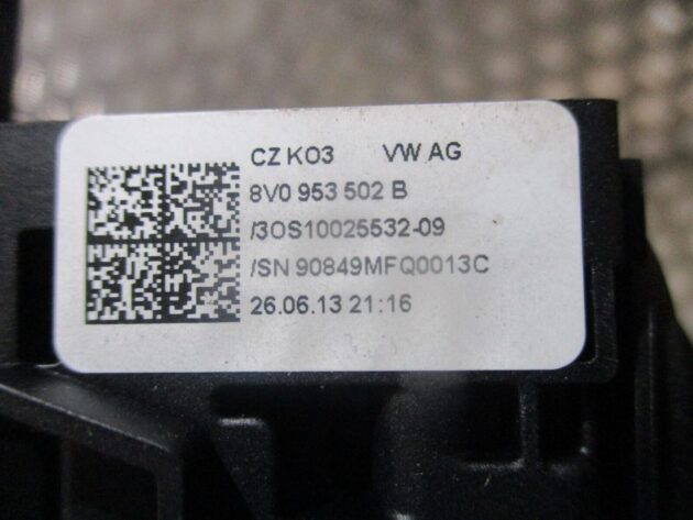 2014 GENUINE VW AUDI A3 8V INDICATER WIPER CRUISE STALK 8V0953521B 8V0953502B - Image 3