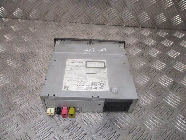2013 GENUINE VW GOLF MK7 MMI RADIO CD PLAYER INFOTAINMENT HEAD UNIT 5G0035820 - Image 3