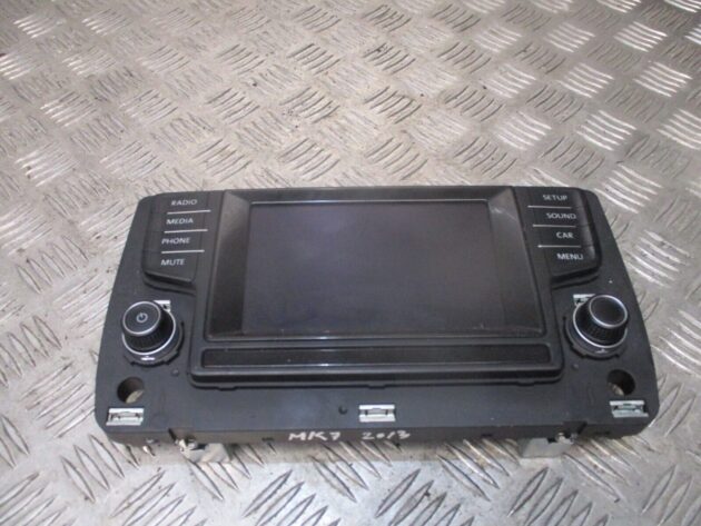 2013 GENUINE VW GOLF MK7 FRONT RADIO MULTIMEDIA NAVIGATION SCREEN 5G0919605