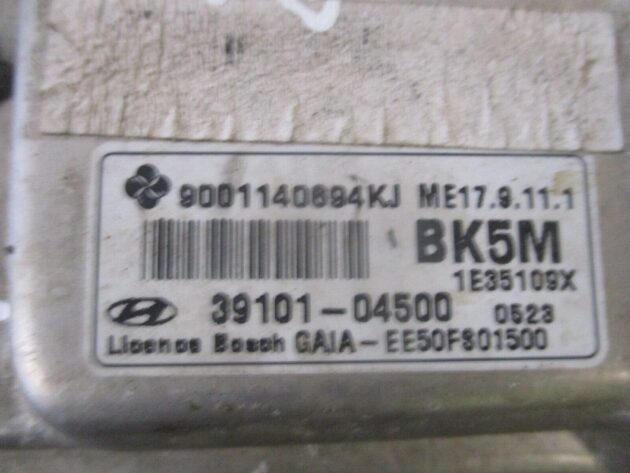 2014 GENUINE HYUNDAI I10 1.0 PETROL ENGINE ECU CONTROL UNIT MODULE 39101-04500 - Image 2