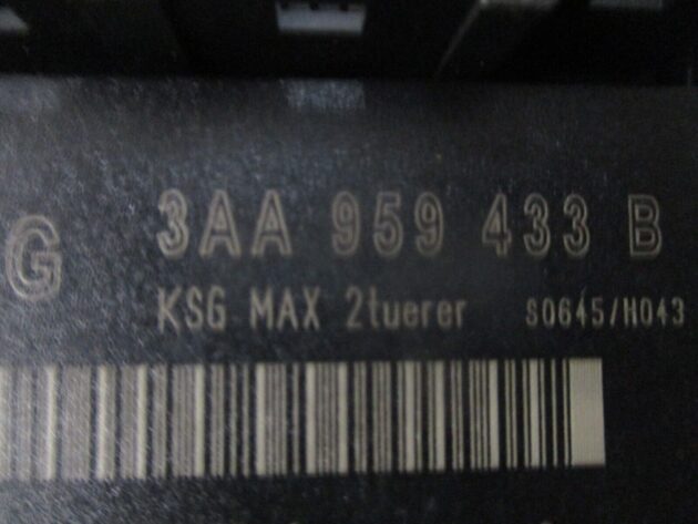 2013 GENUINE VW PASSAT B7 PASSAT COMFORT CONTROL MODULE 3AA959433B - Image 2