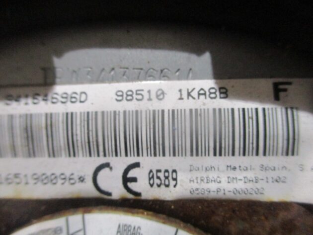 2016 GENUINE NISSAN JUKE FRONT RIGHT DRIVERS STEERING WHEEL AIRBG 98510-1KA8B - Image 2