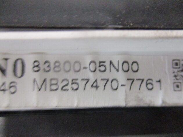 2013 GENUINE TOYOTA AVENSIS SPEEDOMETER INSTRUMENT CLUSTER CLOCK 83800-05N00 - Image 2