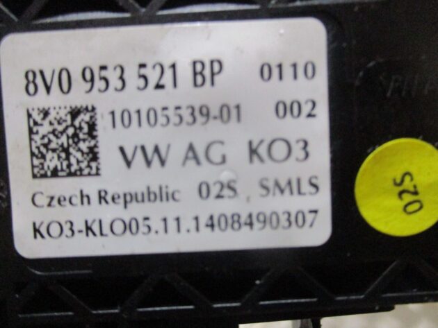 2014 AUDI A3 8V INDICATER WIPER STALK SQUIB 8V0953521BP 5Q0953549C 8V0953502B - Image 2