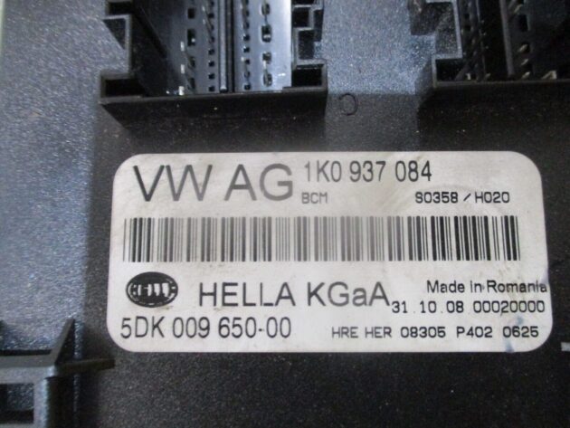 2012 GENUINE VW GOLF MK6 BCM BODY CONTROL MODULE 1K0937084 - Image 2