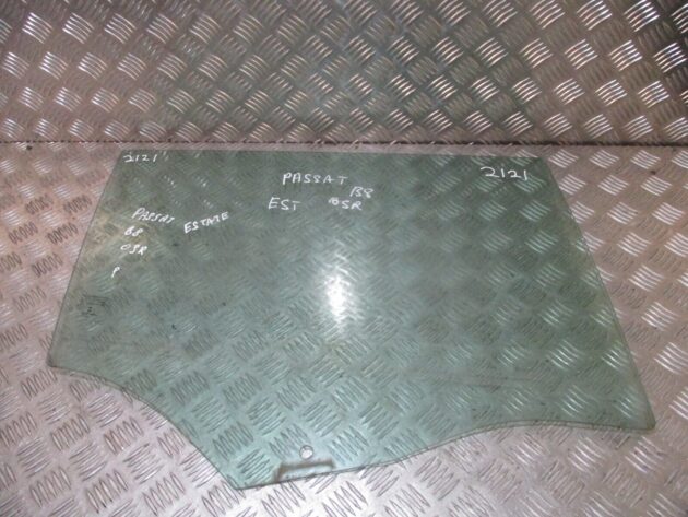 2016 GENUINE VW PASSAT B8 ESTATE REAR RIGHT DRIVER SIDE DOOR WINDOW GLASS OSR - Image 2