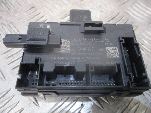 2014 GENUINE SEAT LEON FRONT LEFT PASSENGER SIDE DOOR CONTROL MODULE 5Q4959592B - Image 2