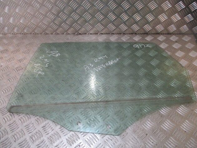 2014 GENUINE AUDI A3 8V REAR LEFT PASSENGER SIDE WINDOW GLASS NSR - Image 3