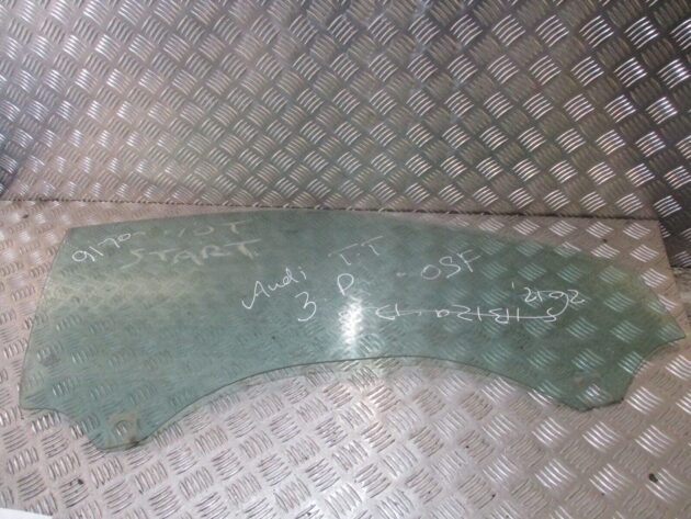 2012 GENUINE AUDI TT FRONT RIGHT DRIVER SIDE WINDOW GLASS OSF - Image 2