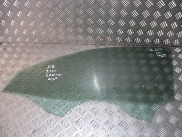 2019 GENUINE AUDI A3 SALOON FRONT LEFT PASSENGER SIDE WINDOW GLASS NSF - Image 2