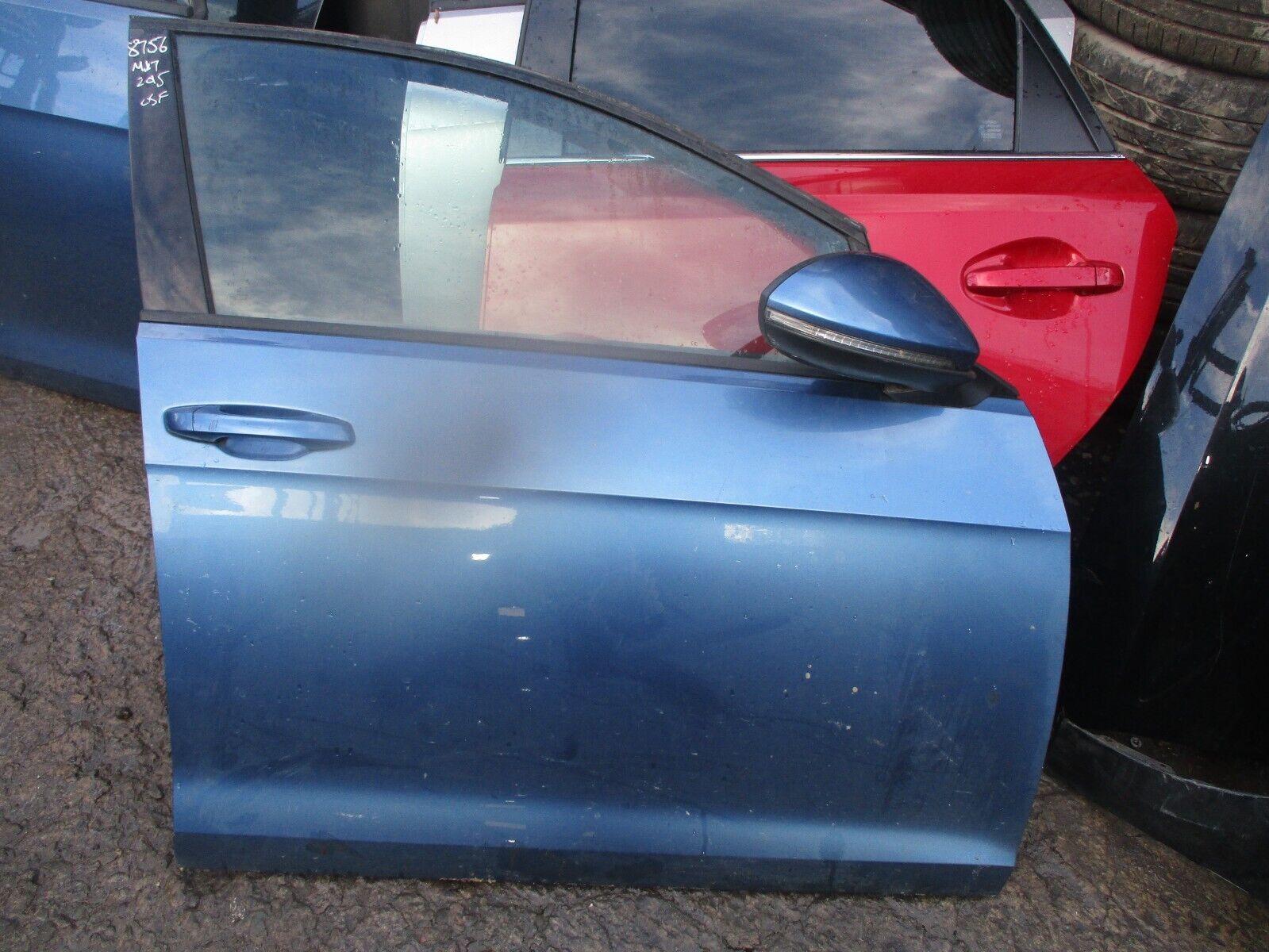 2015 GENUINE VW GOLF MK7 FRONT RIGHT DRIVER SIDE BARE SHELL DOOR OSF