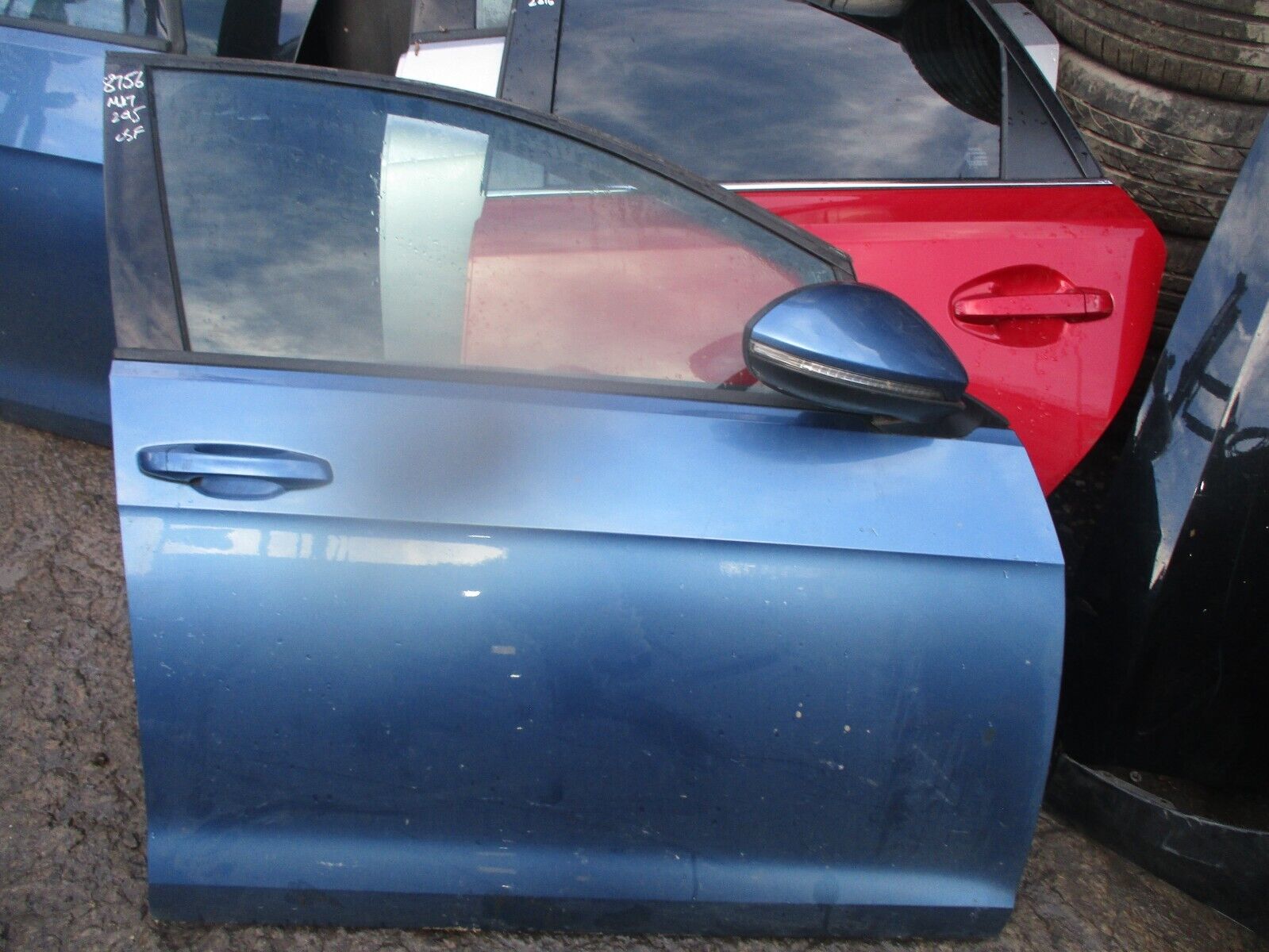 2015 GENUINE VW GOLF MK7 FRONT RIGHT DRIVER SIDE BARE SHELL DOOR OSF - Image 2