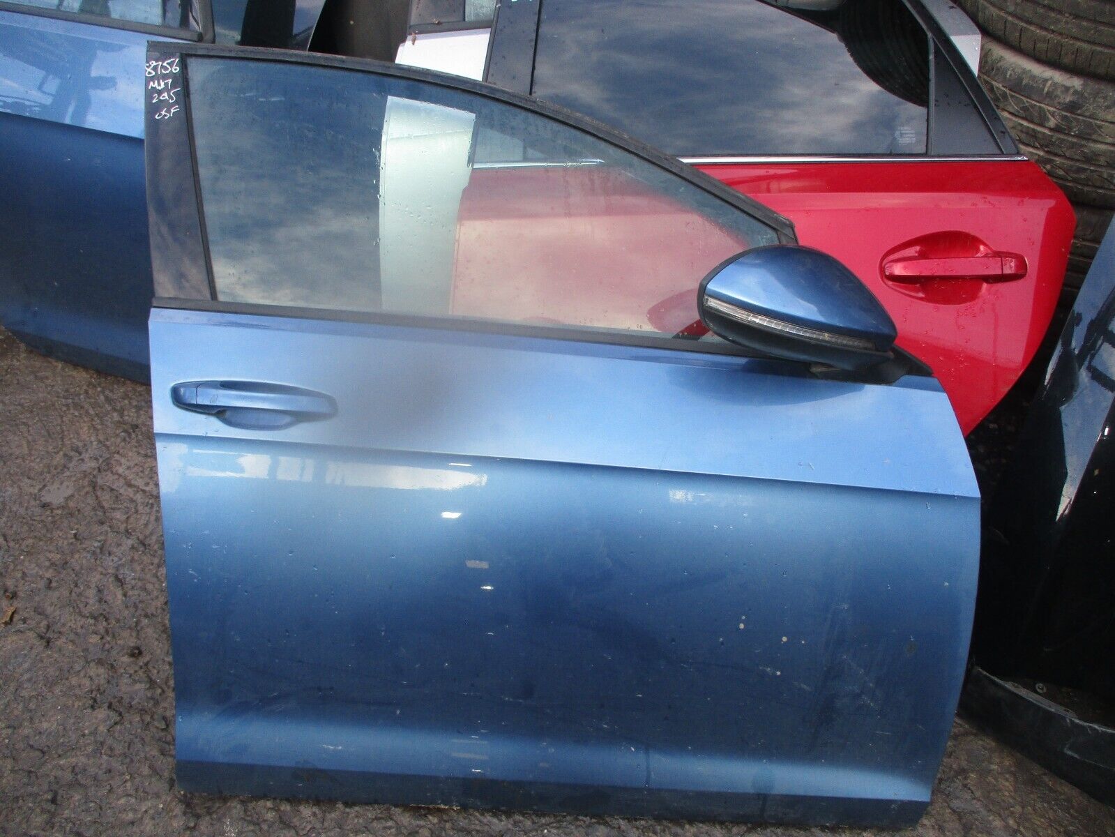 2015 GENUINE VW GOLF MK7 FRONT RIGHT DRIVER SIDE BARE SHELL DOOR OSF - Image 3