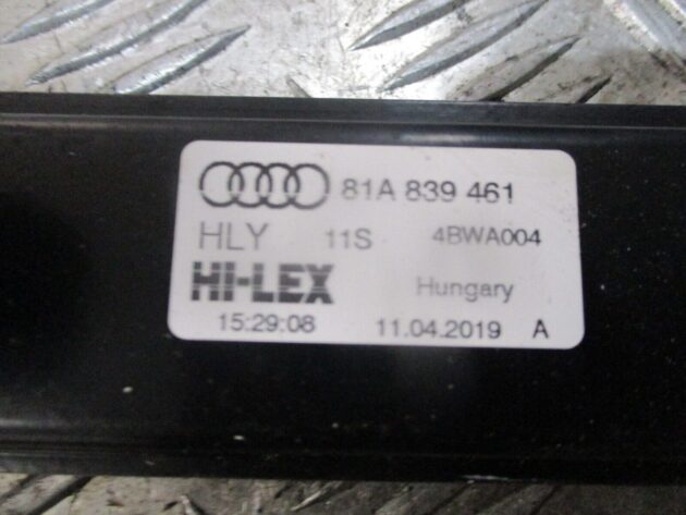 2019 GENUINE AUDI Q2 REAR LEFT PASSENGER SIDE WINDOW REGULATER 81A839461 - Image 2