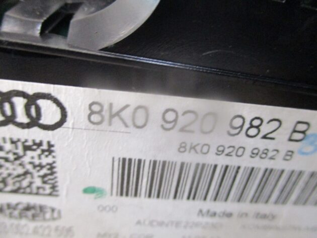 2012 GENUINE AUDI A4 SPEEDOMETER INSTRUMENT CLUSTER CLOCK 8K0920982B - Image 5