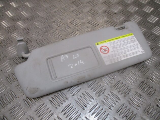 2014 GENUINE AUDI A3 8V FRONT LEFT PASSENGER SIDE SUNVISOR 8V0857551A - Image 2