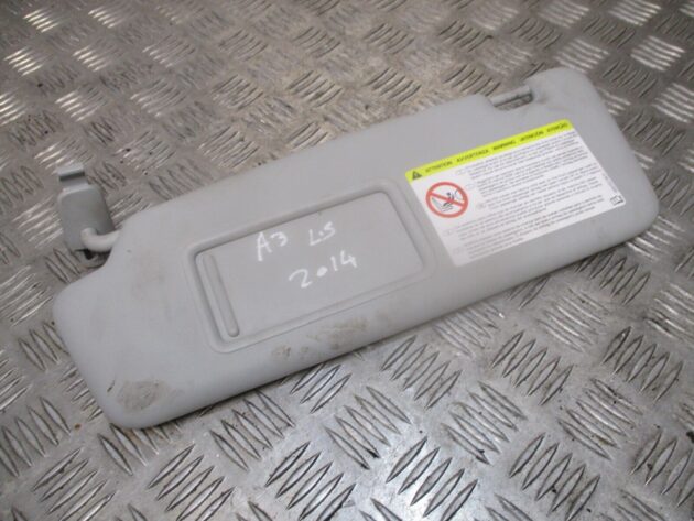 2014 GENUINE AUDI A3 8V FRONT LEFT PASSENGER SIDE SUNVISOR 8V0857551A - Image 3
