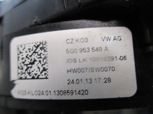 2014 GENUINE AUDI A3 8V STEERING SQUIB SLIP RING 5Q0953549A - Image 2