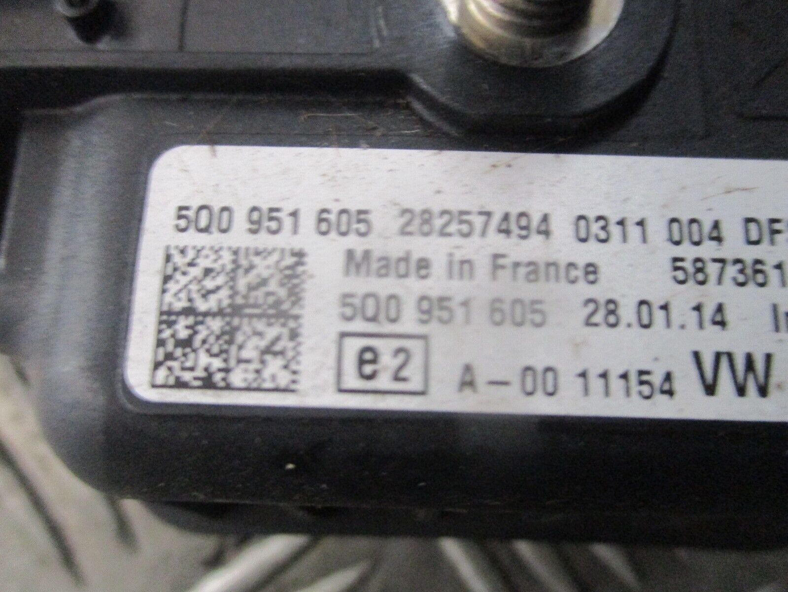 2015 GENUINE VW GOLF MK7 ANTI THEFT ALARM SIREN 5Q0951605A - Image 2