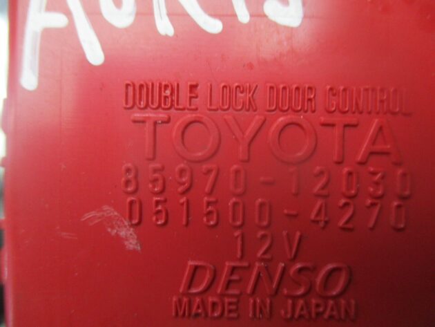 2014 GENUINE TOYOTA AURIS DOUBLE DOOR LOCK CONTROL ECU 85970-12030 - Image 2