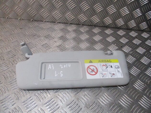 2014 GENUINE AUDI A3 8V FRONT LEFT PASSENGER SIDE SUNVISOR 8V0857551