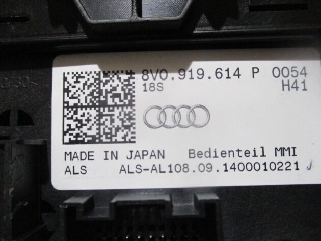 2014 GENUINE AUDI A3 MUTIMEDIA MMI CONTROL UNIT PANEL 8V0919614P 8V2864261A - Image 3