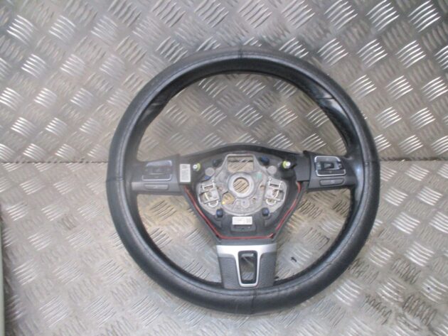 2012 GENUINE VW GOLF MK6 DRIVERS MULTIFUNCTION STEERING WHEEL 3C8419091B - Image 3