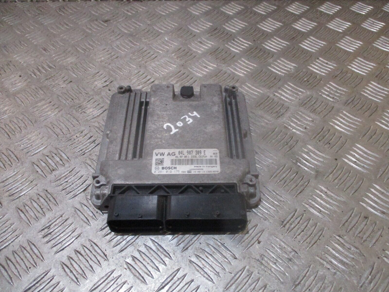 2016 GENUINE AUDI A1 8X 1.6 TDI DIESEL ENGINE ECU CONTROL UNIT MODULE 04L907309E