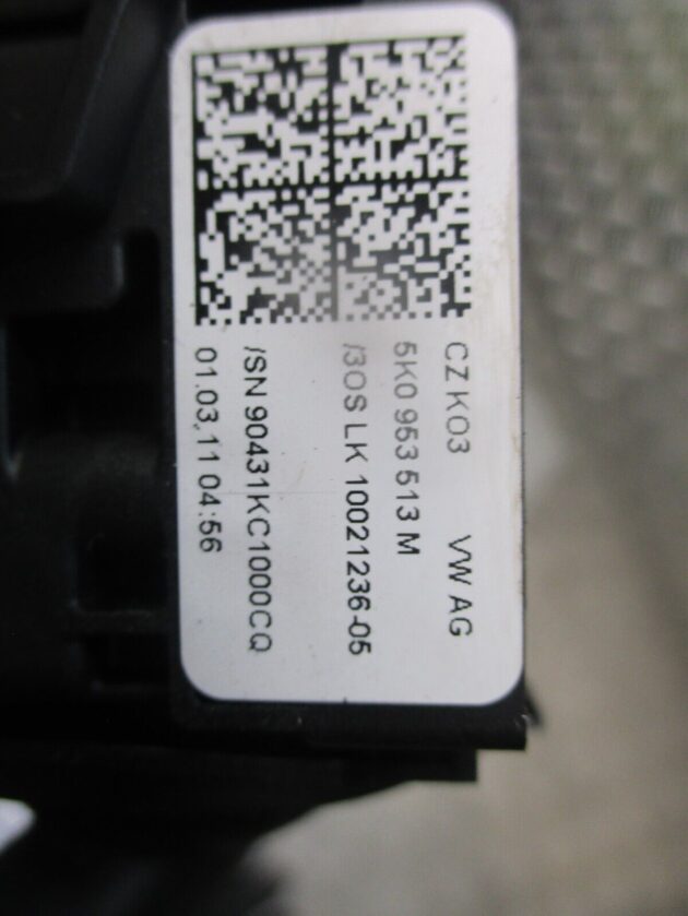 2012 GENUINE VW GOLF MK6 INDICATER WIPER STALKS 5K0953507AH 5K0953513M - Image 3