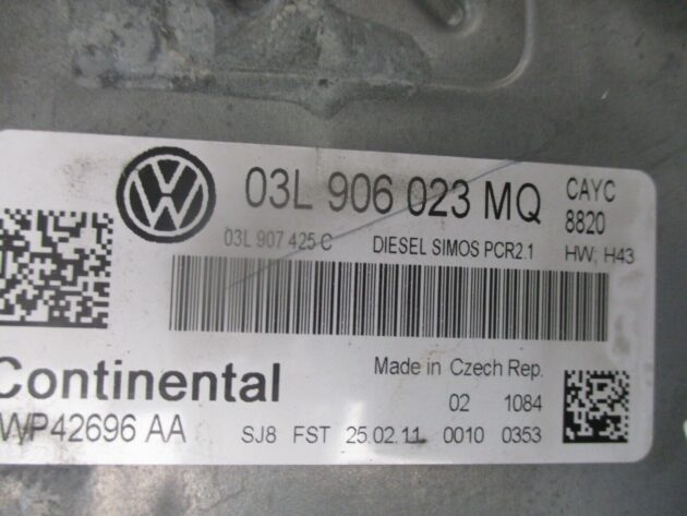 2012 GENUINE VW GOLF MK6 1.6 TDI AUTO DSG ENGINE ECU CONTROL MODULE 03L906023MQ - Image 2