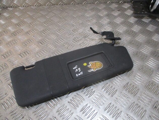 2012 GENUINE AUDI A3 8P FRONT RIGHT DRIVER SIDE SUNVISOR OSF 8P1857552