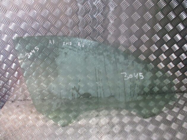 2012 GENUINE AUDI A3 8P FRONT RIGHT DRIVER SIDE WINDOW GLASS OSF - Image 3