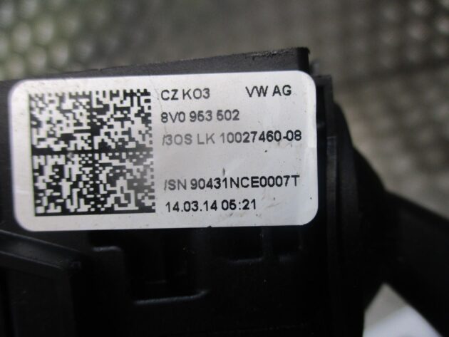 2014 GENUINE AUDI A3 8V INDICATER WIPER STALK 8V0953521BM 8V0953502 - Image 3