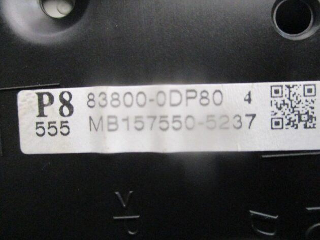 2013 GENUINE TOYOTA YARIS SPEEDOMETER INSTRUMENT CLUSTER CLOCK 83800-0DP80 - Image 3