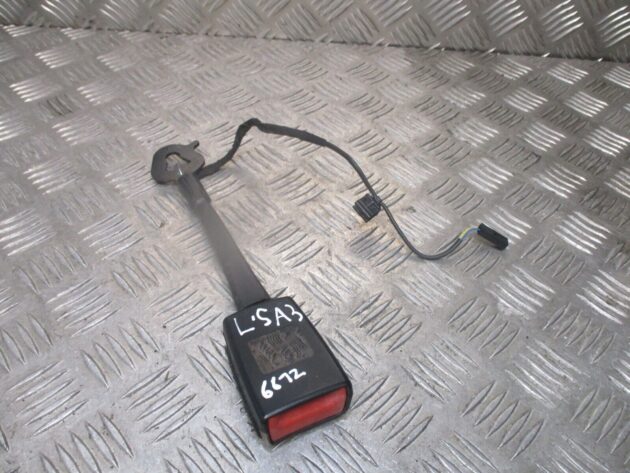 2014 AUDI A3 8V FRONT LEFT PASSENGER SIDE SEAT BELT BUCKLE STALK 8V0857755F OEM - Image 2