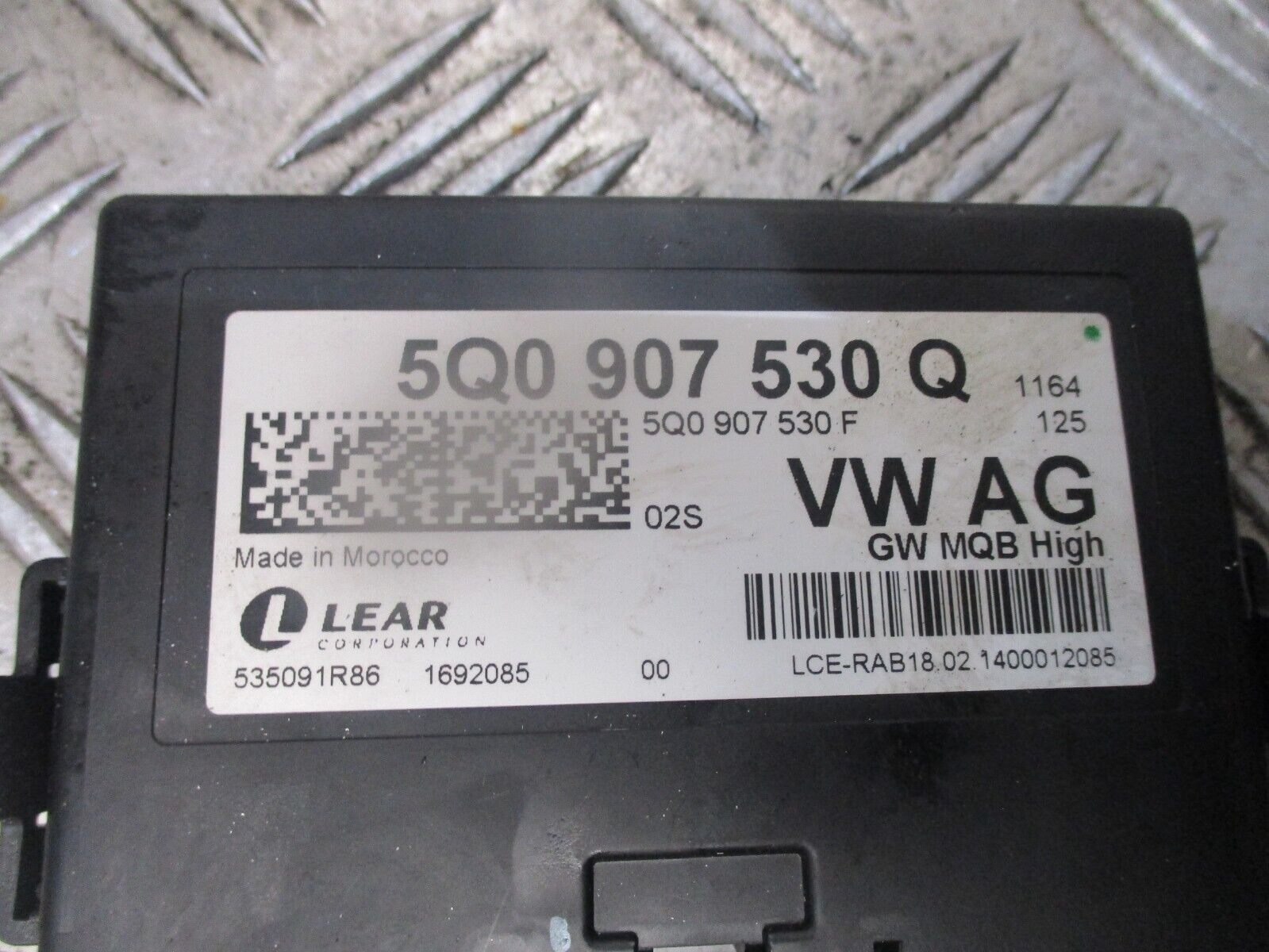 2015 GENUINE VW GOLF MK7 GATEWAY CONTROL MODULE 5Q0907530Q - Image 2