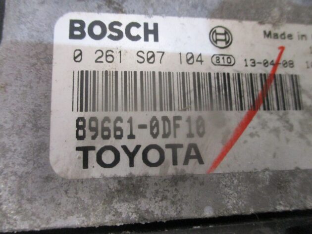 2013 GENUINE TOYOTA YARIS ENGINE ECU CONTROL UNIT MODULE 89661-0DF10 - Image 4