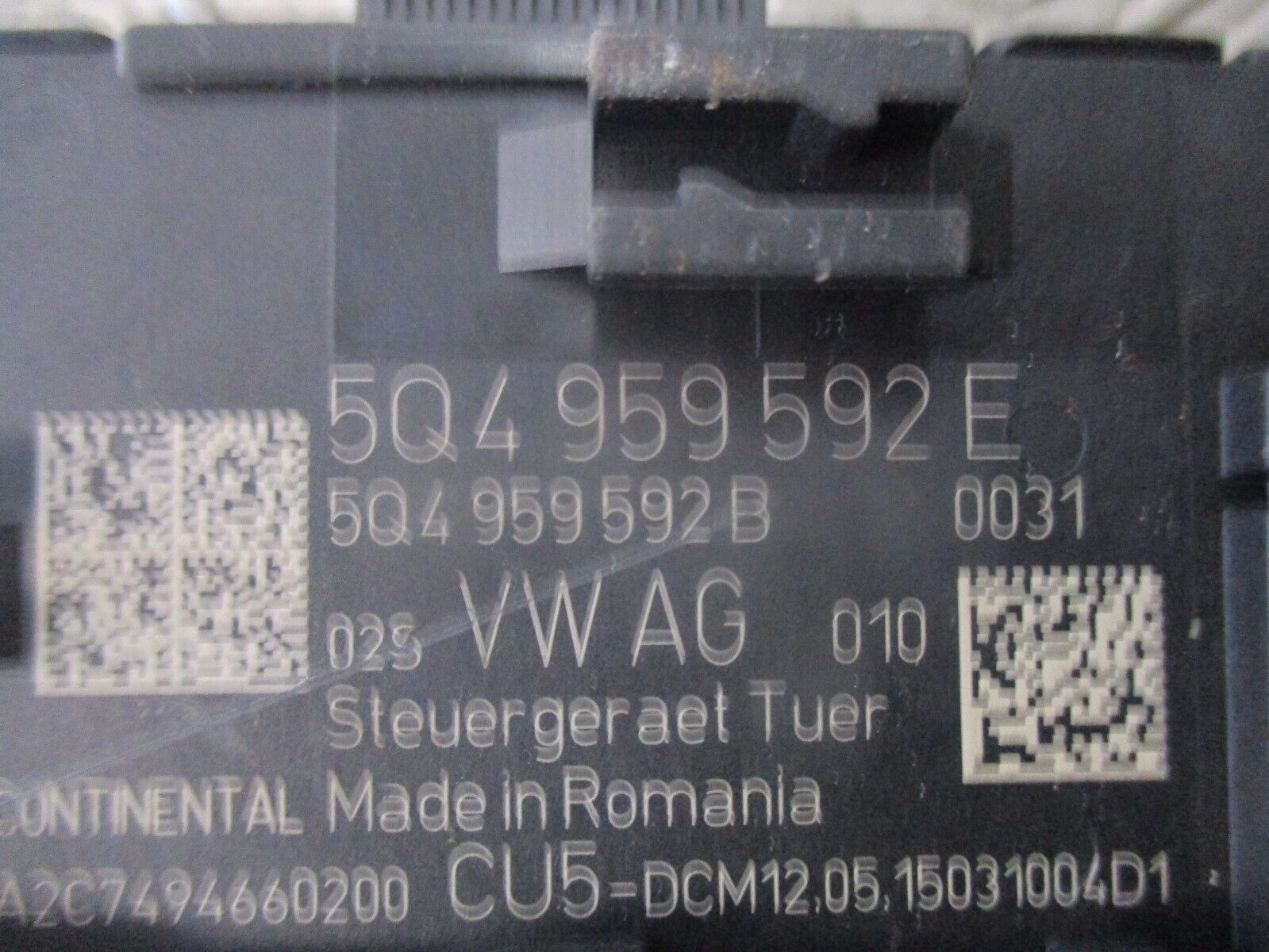 2014 GENUINE SEAT LEON FRONT LEFT PASSENGER SIDE DOOR CONTROL MODULE 5Q4959592E - Image 2