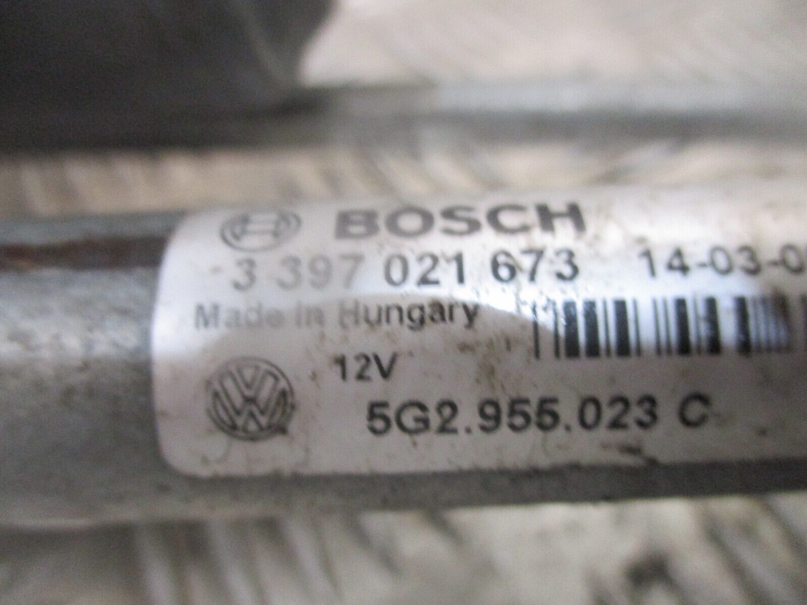 2015 GENUINE VW GOLF MK7 FRONT WINDSCREEN WIPER MOTOR LINKAGE 5G2955023C - Image 2