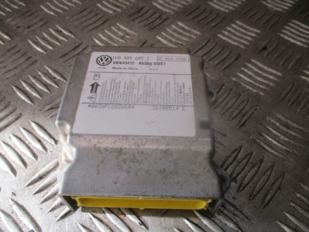2012 GENUINE SKODA OCTAVIA SRS AIRBG ECU CONTROL MODULE 1K0909605T - Image 3
