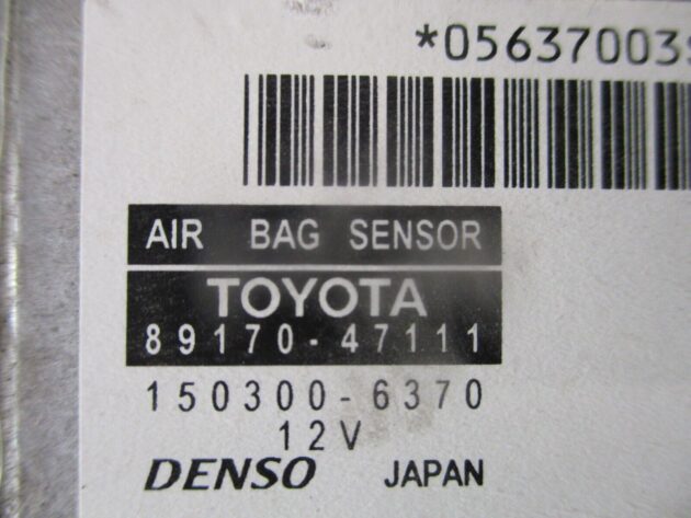 2012 GENUINE TOYOTA PRIUS SRS AIRBG ECU CONTROL MODULE 89170-47111 - Image 2
