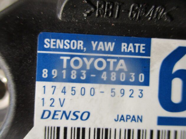 2012 GENUINE TOYOTA PRIUS YAW RATE SENSOR CONTROL MODULE ECU 89183-48030 - Image 2
