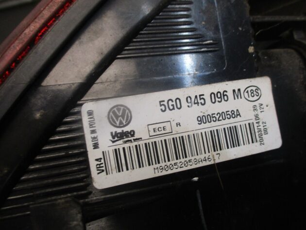 2014 GENUINE VW GOLF MK7 REAR RIGHT DRIVER SIDE TAILLIGHT LAMP 5G0945096M - Image 3