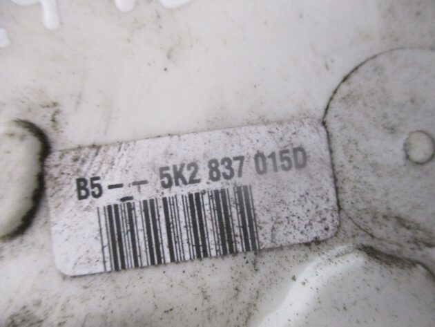 2012 VW GOLF MK6 FRONT LEFT PASSENGER SIDE DOOR LOCK MECHANISM 5K2837015D - Image 2