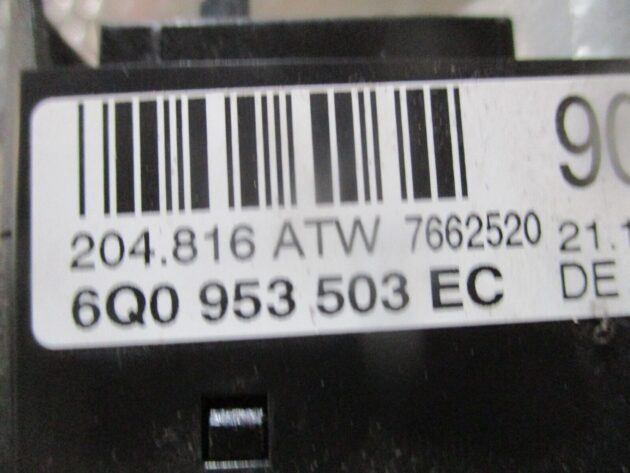 2012 GENUINE VW POLO 6R INDICATER WIPER STALK SQUIB 6Q0953503EC - Image 4