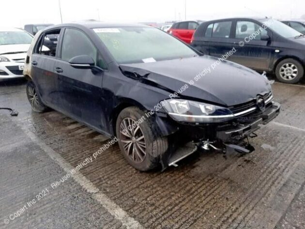 2018 VW GOLF 1.6 TDI DDYA 5 DOOR BREAKING ENGINE BONNET HEADLIGHTS WING MIRROR