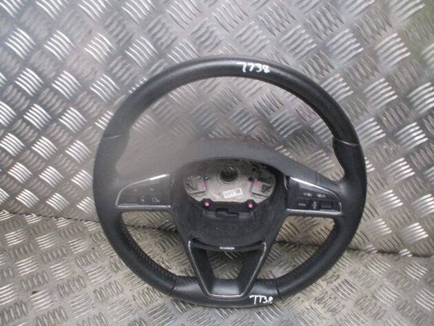 2018 GENUINE SEAT ARONA DRIVERS FRONT MULTIFUNCTION STEERING WHEEL 5F0419091AH
