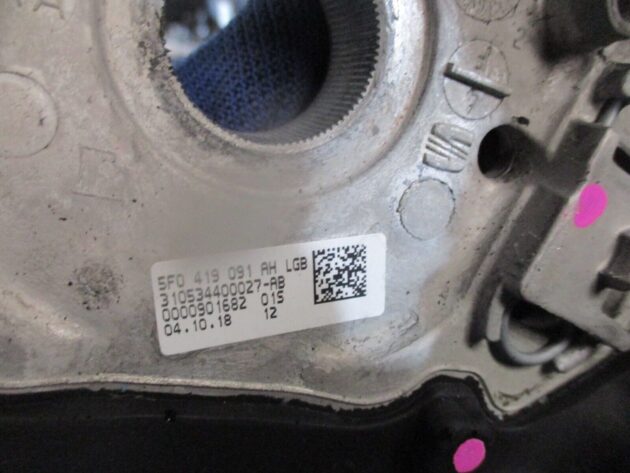 2018 GENUINE SEAT ARONA DRIVERS FRONT MULTIFUNCTION STEERING WHEEL 5F0419091AH - Image 5